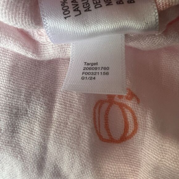 Cat And Jack Light Pink One Piece w pumpkin pattern, size 6-9M NWT - Picture 8 of 8